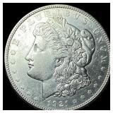 1921-D Silver Morgan Dollar CHOICE AU
