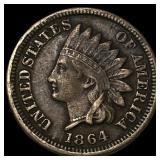 1864 Indian Head Cent CHOICE AU
