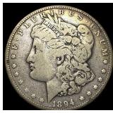 1894-O Silver Morgan Dollar LIGHTLY CIRCULATED