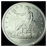 1877-S Silver Trade Dollar CLOSELY UNCIRCULATED
