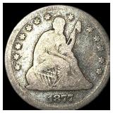 1877 Seated Liberty Quarter NICELY CIRCULATED