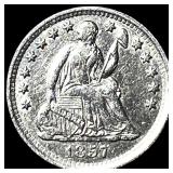 1857 Silver Half Dime UNCIRCULATED