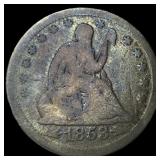 1853 Arrows Seated Liberty Quarter NICELY CIRCULAT