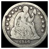 1856-O Silver Seated Liberty Dime LIGHTLY CIRCULAT