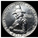 1920 Silver Pilgrim Tercentenary Half Dollar UNCIR