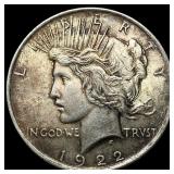 1922 Silver Peace Dollar GEM BU