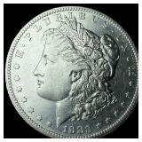 1883-S Silver Morgan Dollar CHOICE AU