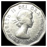 1957 Canada Nickel 5 Cents