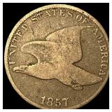 1857 Flying Eagle Cent LIGHTLY CIRCULATED