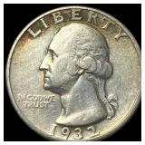 1932-D Silver Washington Quarter CLOSELY UNCIRCULA