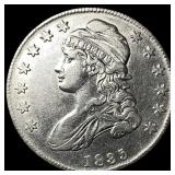 1835 Capped Bust Half Dollar CHOICE AU
