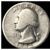 1932-S Washington Quarter NICELY CIRCULATED