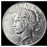 1926-S Silver Peace Dollar CHOICE AU