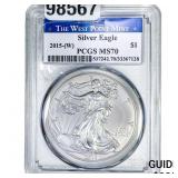 2015 Silver Eagle PCGS MS70