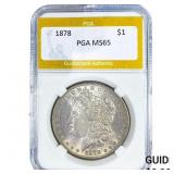 1878 Morgan Silver Dollar PGA MS65