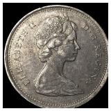 1969 Canada Silver 25 Cents