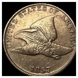 1857 Flying Eagle Cent UNCIRCULATED