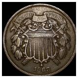 1868 Two-Cent Piece CLOSELY UNCIRCULATED