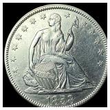 1858 Seated Liberty Half Dollar UNCIRCULATED