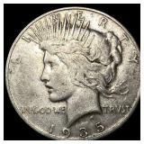 1935-S Silver Peace Dollar LIGHTLY CIRCULATED