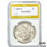 1884-O Morgan Silver Dollar PGA MS63