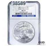 2010 Silver Eagle NGC MS70