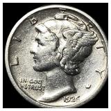 1926-S Silver Mercury Dime CHOICE AU