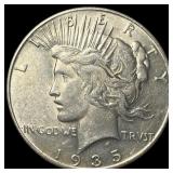 1935 Peace Silver Dollar CHOICE AU
