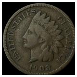1908-S Indian Head Cent NICELY CIRCULATED