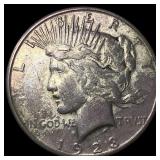 1923-S Silver Peace Dollar LIGHTLY CIRCULATED