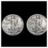 1923-S/1919-S Silver Walking Liberty Half Dollars