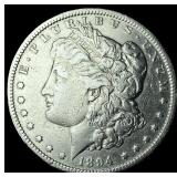1894-O Silver Morgan Dollar NEARLY UNCIRCULATED
