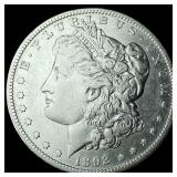 1892-S Silver Morgan Dollar LIGHTLY CIRCULATED