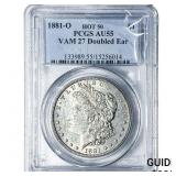 1881-O Morgan Silver Dollar PCGS AU55 HOT 50 VAM 2