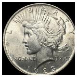 1923 Peace Silver Dollar CHOICE BU