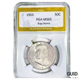 1955 Franklin Half Dollar PGA MS65