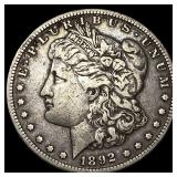 1892-S Silver Morgan Dollar NEARLY UNCIRCULATED