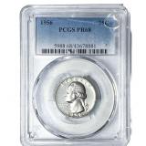1956 Washington Silver Quarter PCGS PR68