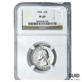 1956 Washington Silver Quarter NGC PF69