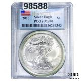 2010 Silver Eagle PCGS MS70