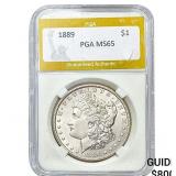 1889 Morgan Silver Dollar PGA MS65