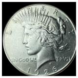 1926-S Silver Peace Dollar CHOICE BU