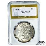 1896 Morgan Silver Dollar PGA MS63
