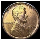 1926-S RB Lincoln Wheat Cent CHOICE AU