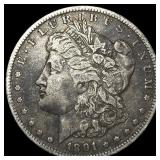 1891-O Silver Morgan Dollar NEARLY  UNCIRCULATED