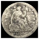 1856 Seated Liberty Dime NICELY CIRCULATED