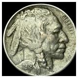 1918-S Buffalo Nickel CHOICE AU