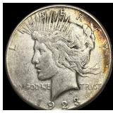 1923-S Silver Peace Dollar NEARLY UNCIRCULATED