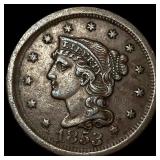 1853 Braided Hair Large Cent UNCIRCULATED
