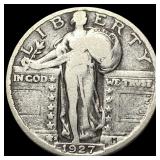 1927-S Silver Standing Liberty Quarter LIGHTLY CIR
